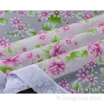 Nappe EVA/PEVA Fleurs Linge de Table